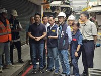 五分埔商圈路面塌陷　蔣萬安：預防性撤離8戶