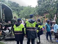 花蓮萬里溪堰塞湖警戒　國軍第二作戰區助預防性撤離