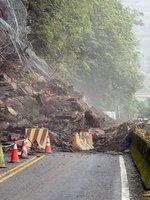 宜57線坍方　南澳金洋村260戶受困斷電
