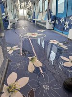 三鶯線彩繪列車試乘疑漏水　新北捷局：冷凝水
