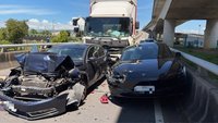 台中龍井5車連環撞　6人輕傷送醫