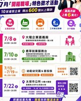 嘉義朴子就業中心7月推4場徵才　逾600職缺