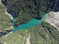 颱風巴威接近　萬里溪堰塞湖蓄水量逾6成續嚴密監測