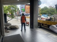 竹市府啟動清道專案 拆除障礙物還路於民