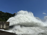 強颱巴威逼近　石門水庫調節放水預留蓄洪空間