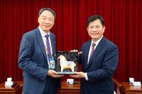 林佳龍接待世總團　承諾爭取更便利投資友邦商務環境