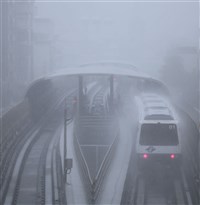 颱風巴威襲台　北捷平面、高架路段暫停營運