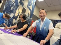 客家工藝太平藍驚艷洛杉磯　主打「越在地、越國際」