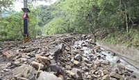 颱風巴威造成苗縣南庄山區路斷　部落12人受困