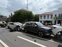 台中多車連環撞奪1命  女涉毒駕釀禍遭送辦