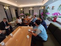 陳福海拜會交通部  爭取鄉親台金航線優先候補