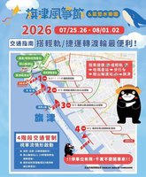 旗津風箏節週末登場　警4階段機動交管