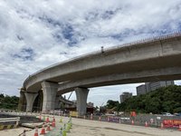 侯友宜視察金城交流道　盼116年9月提早完工