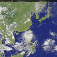 颱風紅霞略增強　台東、恆春半島留意局部大雨