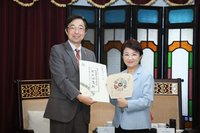 日本熊本縣強震適逢知事訪中市　盧秀燕傳達慰問