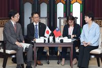 熊本縣知事訪台中  地震未發生前即搭機返日