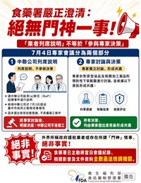 中聯油脂案遭疑護航　食藥署：絕無門神、函送檢調