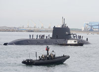 海鯤艦連2天海測　專家推測進左營軍港熟悉路線