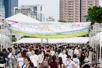 高雄台日大港水果祭　民眾寫祝福卡替熊本加油