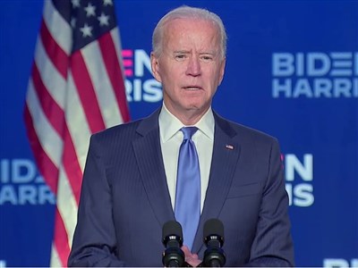 美國大選關鍵州超車領先 拜登喊話團結