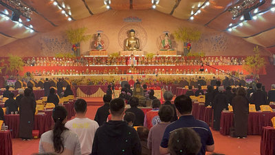 朝天宮水陸大法會 賴副總統祈求疫情退去