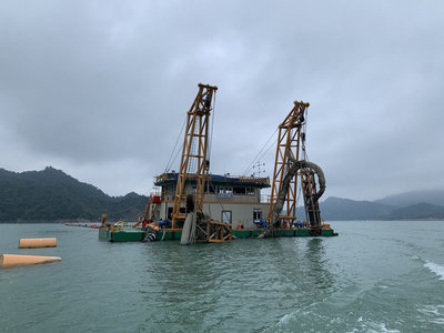 曾文水庫清淤不停歇 111年預定抽泥350萬立方公尺