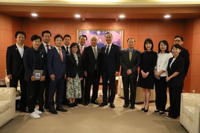 朱立倫會見日本跨黨派國會團 交換區域安全意見