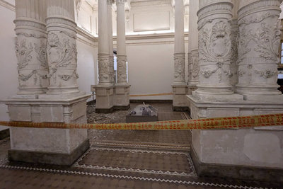 國定古蹟司法博物館天花板塌落 休館進行檢修