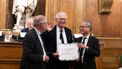 法國人鐵胡萬推廣台灣電影 獲頒台法文化獎