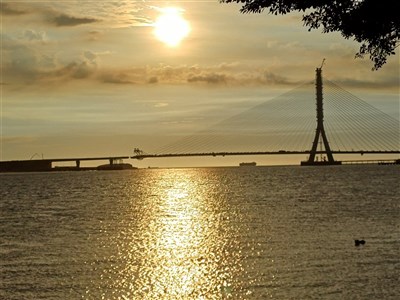 淡江大橋16日合龍 陳世凱:希望115年5月通車