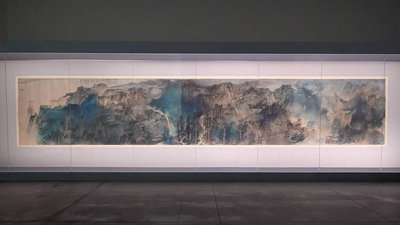 張大千遺作「廬山圖」 10/25南美館2館展出