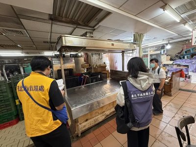 北市稽查大龍等3市場 豬肉攤皆自行停業