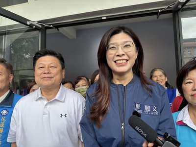 中國網友封「統一女神」  鄭麗文:笑一笑就好