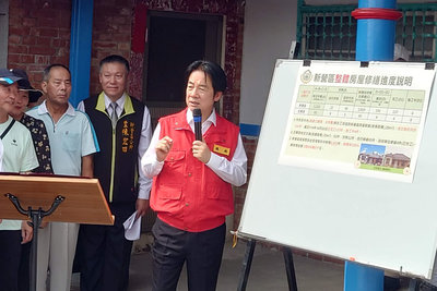 賴總統訪視台南風災修繕 允特別預算改善基礎設施