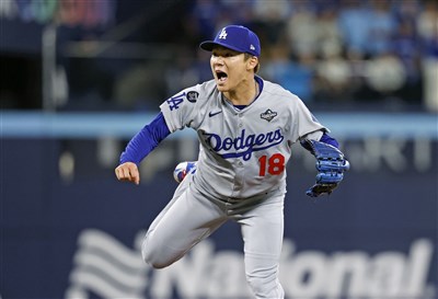 山本由伸完投勝 10年來世界大賽第一人