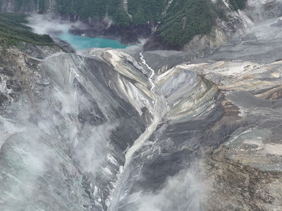 馬太鞍溪上游降雨曲線平緩 監控堰塞湖與下游水位