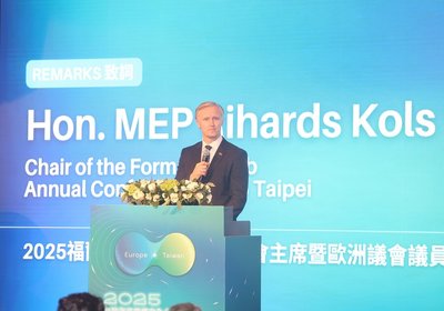 歐洲議會議員促歐台合作兩用無人載具 監測海纜