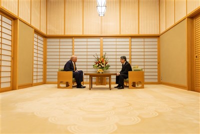 日皇德仁會川普氣氛融洽 談美日關係也關注道奇球星