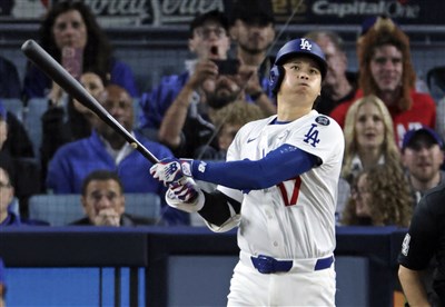 世界大賽G3大谷翔平4支長打 追平119年來紀錄