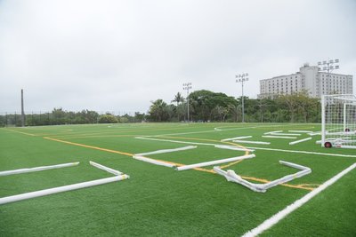 花蓮市獲中央補助 佐倉公園8人制足球場11月完工