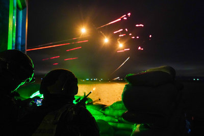 馬防部南竿雲台操演 實兵實彈操演模擬敵軍夜襲