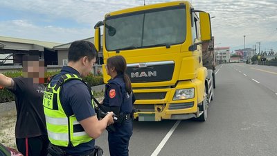 里港分局取締違規砂石車清晨也不放過 2個月抓360件