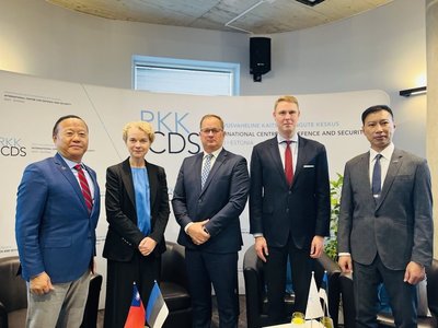 國防部副部長應邀於愛沙尼亞演說 談中俄空域侵擾