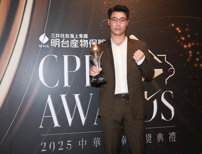 李振昌獲中職東山再起獎 努力完成打到40歲目標