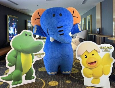 「愉快動物餅」現蹤北捷中山站 台灣上映推特典