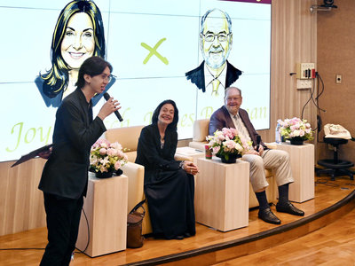 諾貝爾獎得主羅思曼訪台大 勉唯熱愛才能堅持科學路