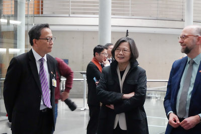 蔡英文訪德國會　德議員：台未來應由台灣人民決定