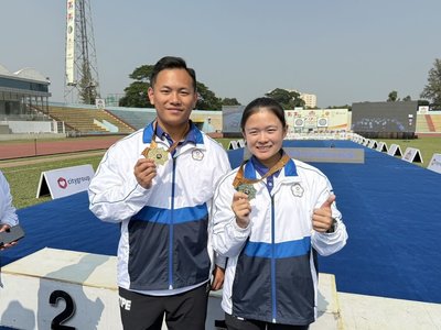 射箭亞錦賽　混雙戴宇軒李彩綺摘金、女團奪銀