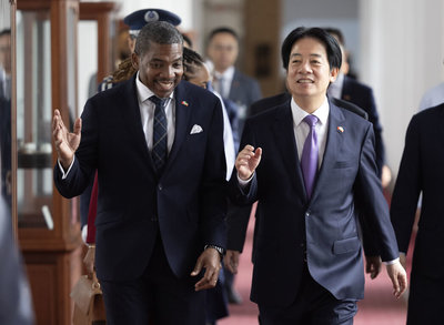 接見聖克里斯多福訪團 總統期待兩國更多元國際合作