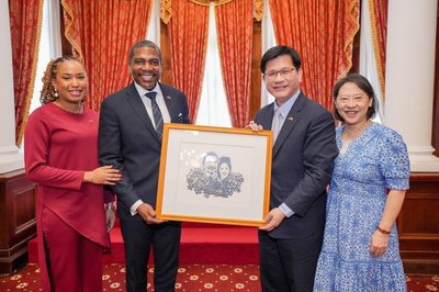 林佳龍歡迎聖克里斯多福總理 感謝堅定支持台灣